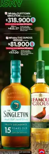 Olímpica Whisky the singleton oferta