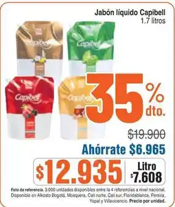 Alkosto Capibell - jabón líquido oferta