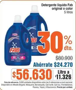 Alkosto Fab - detergente líquido oferta