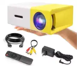 Falabella Mini Proyector LED YG300 Portátil Con Control Remoto Hd oferta