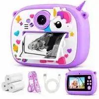 Falabella Cámara Instantánea Digital Selfie Para Niños Unicornio Morado oferta