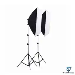 Falabella Kit Iluminacion X2 Softbox 50x70cm Para Fotografia oferta
