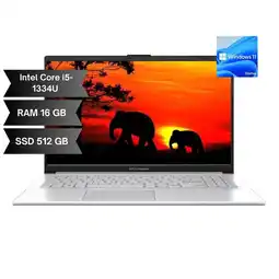 Falabella PORTATIL X1504VA - INTEL CORE I5 1334U - RAM 16GB DDR4 - 512GB SSD- WIN 11 HOME-15,6 oferta