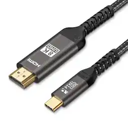 Falabella Cable USB C a HDMI 2.1 2 Metros 8K 60Hz 4K 144Hz 48Gbps HDR Macbook Monitor Gamer TV Portátil oferta
