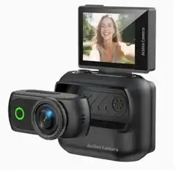 Falabella Cámara De Acción 4K Pantalla Táctil Lente Desmontable Con App oferta