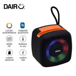 Falabella Parlante Bluetooth Recargable 10W RMS con Luces LED, Radio FM y Soporte oferta
