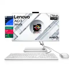 Falabella TODO EN UNO AIO IDEACENTRE 24ALC6 AMD RYZEN 5 7430U, SSD 512, DDR4 16GB WIN 11 PRO oferta