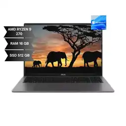 Falabella PORTATIL M3607HA - AMD RYZEN 9 270 - 16GB DDR5 - 512GB SSD – Win 10 Home 16,0 oferta
