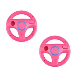 Falabella Set De 2 Volates Ruedas Timones Rosa Compatibles Wii Wiiu oferta