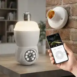 Falabella Cámara Seguridad Tipo Bombillo WiFi E27 Con Luz LED oferta