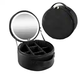 Falabella Product image Product image Bolsa De Maquillaje Redonda De Gran Capacidad Con Espejo oferta