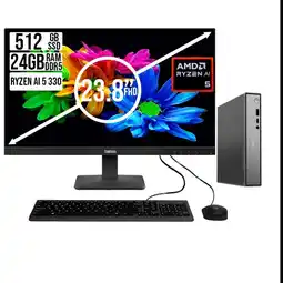 Falabella Computador Tiny Neo 55Q Amd Ryzen AI 5 330 SSD 512GB Ram 24Gb Fhd 24 oferta