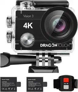 Falabella Cámara deportiva Dragon Touch Vision 3 Action Camera 4K20MP Color Negro oferta