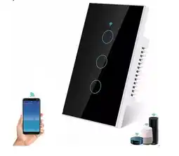 Falabella Interruptor Táctil Inteligente Triple WiFi oferta