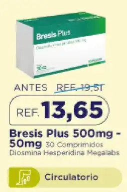 FarmaTodo Bresis Plus 500mg - 50mg oferta