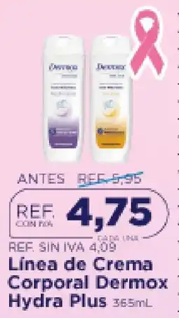 FarmaTodo Dermox Crema Corporal Hydra Plus oferta