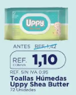 FarmaTodo Uppy Toallas Húmedas Shea Butter oferta