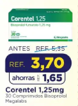 FarmaTodo Corentel 1,25mg oferta