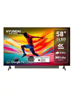 Falabella Televisor 58 Pulgadas QLED Smart TV Sound Bar Google HYLED5815SQG oferta