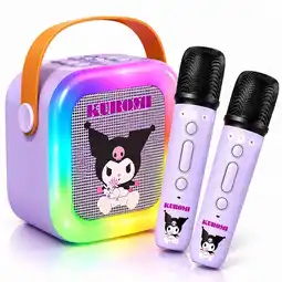 Falabella Sistema Karaoke Doble Microfono Inalambrico Luces Led oferta