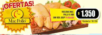 Mercar Visceras Mac Pollo oferta