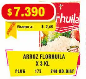 Mercar Arroz Florhuila x 3kl oferta