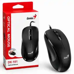 Falabella Mouse DX-101 USB Alambrico Negro/Interfaz oferta