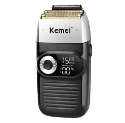 Falabella Afeitadora KM-2026 Negra Inalámbrica De Láminas con Pantalla USB oferta