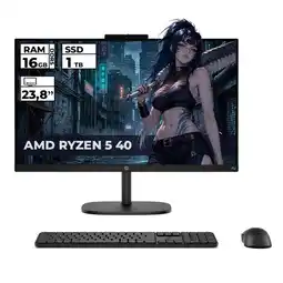Falabella TODO EN UNO PRO STUDIOAMD RYZEN 5-40 16GB RAM 1TB SSD 24'' FHD oferta