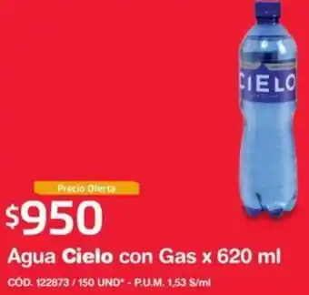 Makro Agua Cielo con Gas 620ml oferta