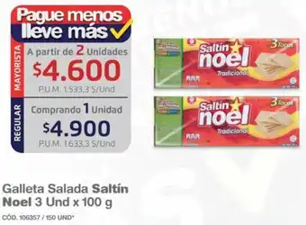 Makro Galleta Salada Saltín Noel 2 x 100g oferta