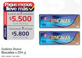 Makro Galleta Dulce Ducales 2 x 294g oferta