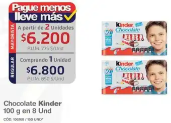 Makro Chocolate Kinder 2 x 100g oferta