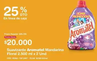 Makro Suavizante Aromatel Mandarina Floral 2500ml x 2 Und oferta