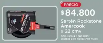 Makro Sartén Rockstone Amercook 22cmv oferta