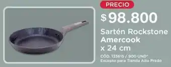 Makro Sartén Rockstone Amercook x 24cm oferta