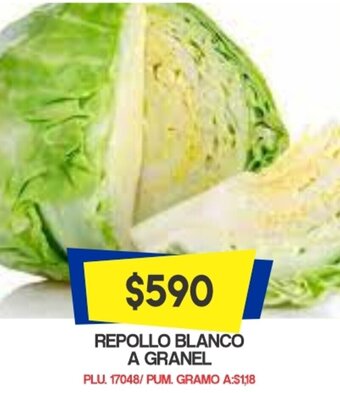 Mercapava Repollo Blanco A Granel oferta