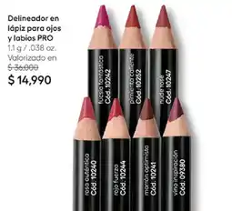 Ésika Delineador en lápiz para ojos y labios PRO oferta