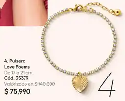 Ésika Love Poems Pulsera oferta