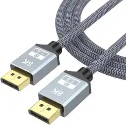 Falabella Cable Displayport 8k V1-4 2k 240hz 4k 144hz 8k 60hz De 3mts oferta