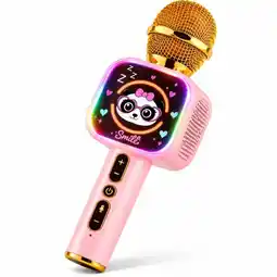 Falabella Microfono Niños Karaoke Inalambrico Bluetooth Micro SD Luces Efectos Voz oferta