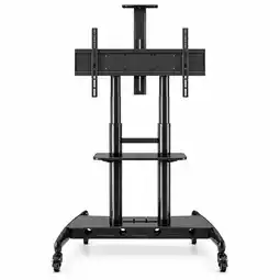 Falabella Soporte TV Pedestal Móvil 55 A 90 Pulgadas Con Ruedas Ajustable oferta
