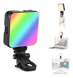 Falabella Iluminador Luz Led RGB Panel Fotografía Video Recargable USB AY-83 oferta