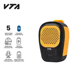 Falabella Parlante Portatil Recargable 5W Rms Con Microfono oferta