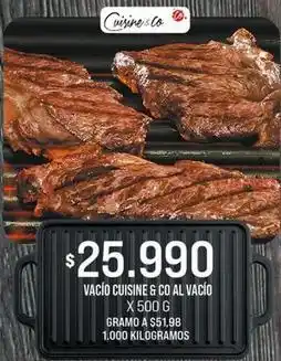 Jumbo Cuisine & co - vacio al vacio oferta