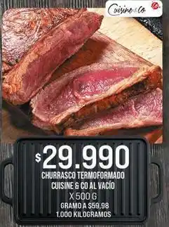 Jumbo Cuisine & co - churrasco termoformado al vacio oferta