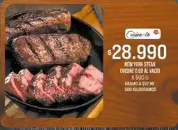 Jumbo Cuisine & co - new york steak al vacio oferta