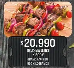 Jumbo Brocheta de res oferta