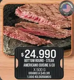 Jumbo Cuisine & co - bottom round - steak americano oferta