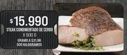 Jumbo Steak condimentado de cerdo oferta